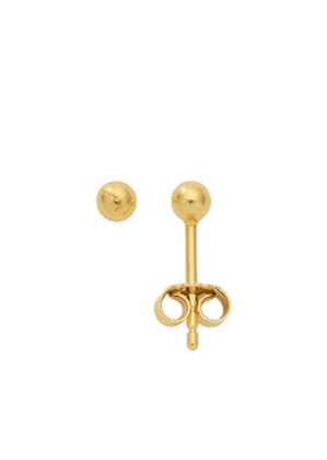 Ear studs gold 585/GG, sphere 3.00 mm