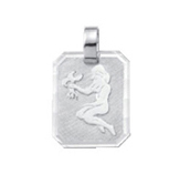_ Sternzeichen Silber 925/- Jungfrau, eckig
