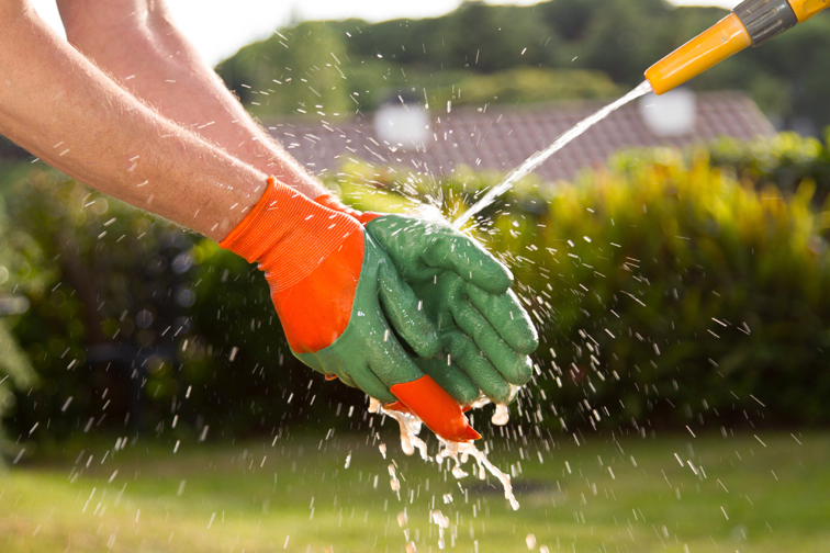 Garden gloves with claws