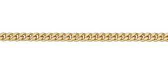Collierkette Gold 333/GG, Flachpanzer 50cm