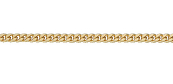 Collier chain gold 333/GG, curb chain 50cm