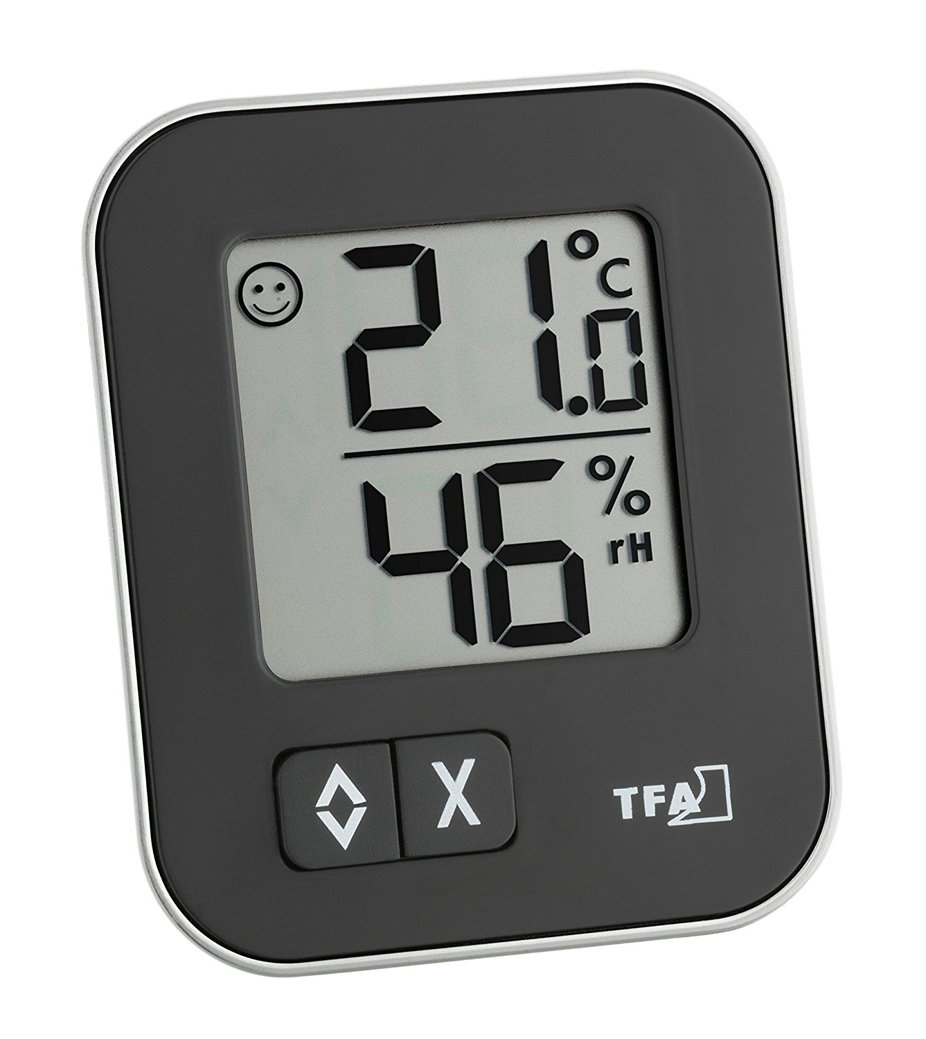 TFA Digitales Thermo-Hygrometer Moxx, schwarz