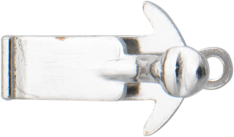Kastenschnäpper Metall rhodiniert, L 7,00 x B 3,00mm