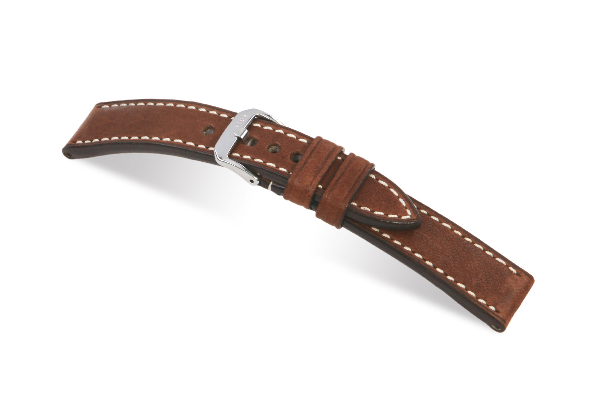 Leather strap Tucson 24 mm mahogany