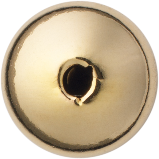 Linse Gold 333/-Gg poliert, rund Ø 8,00mm