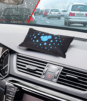 Car dehumidifier with indicator, 1 pc.