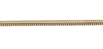 Collierkette Gold 333/GG, Schlange 60cm