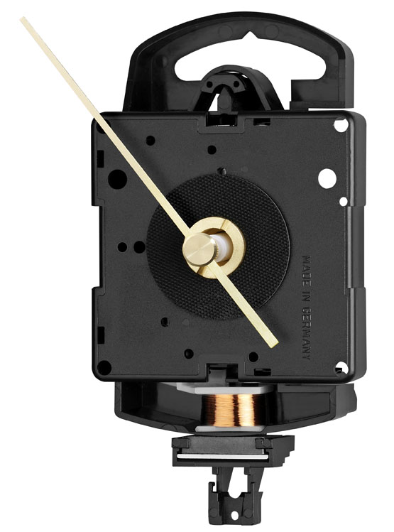 _ Quartz pendulum movement set Junghans SK 817 including pointer set, hands length 20,1mm