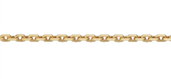 Collierkette Gold 333/GG, Anker diamantiert 60cm