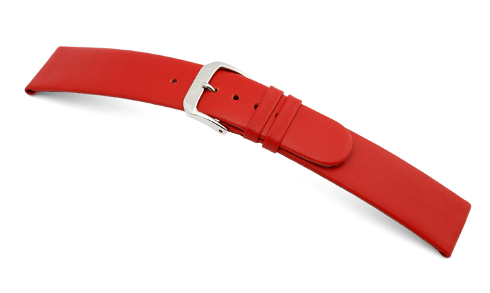 Lederband Merano 10mm rood glad