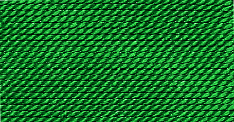 Perlseide Polyamid grün Nr-6-0,70mm - 2m / 1 Nadel