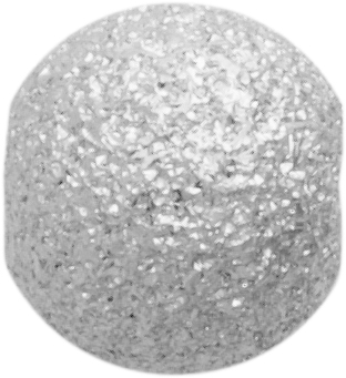 bol zilver 925/- gediamanteerd Ø 5,00mm