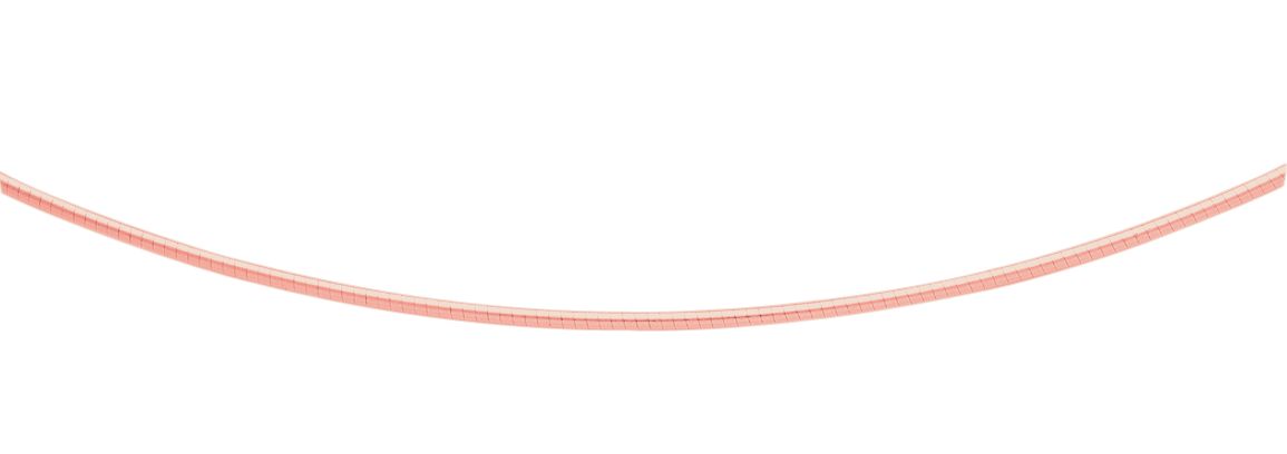 Collier 925/rose verg. Tonda rund 42cm, poliert