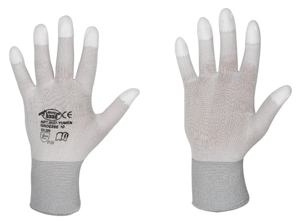 Feinstrick-Handschuhe Strong Hand YUMEN, Größe 10