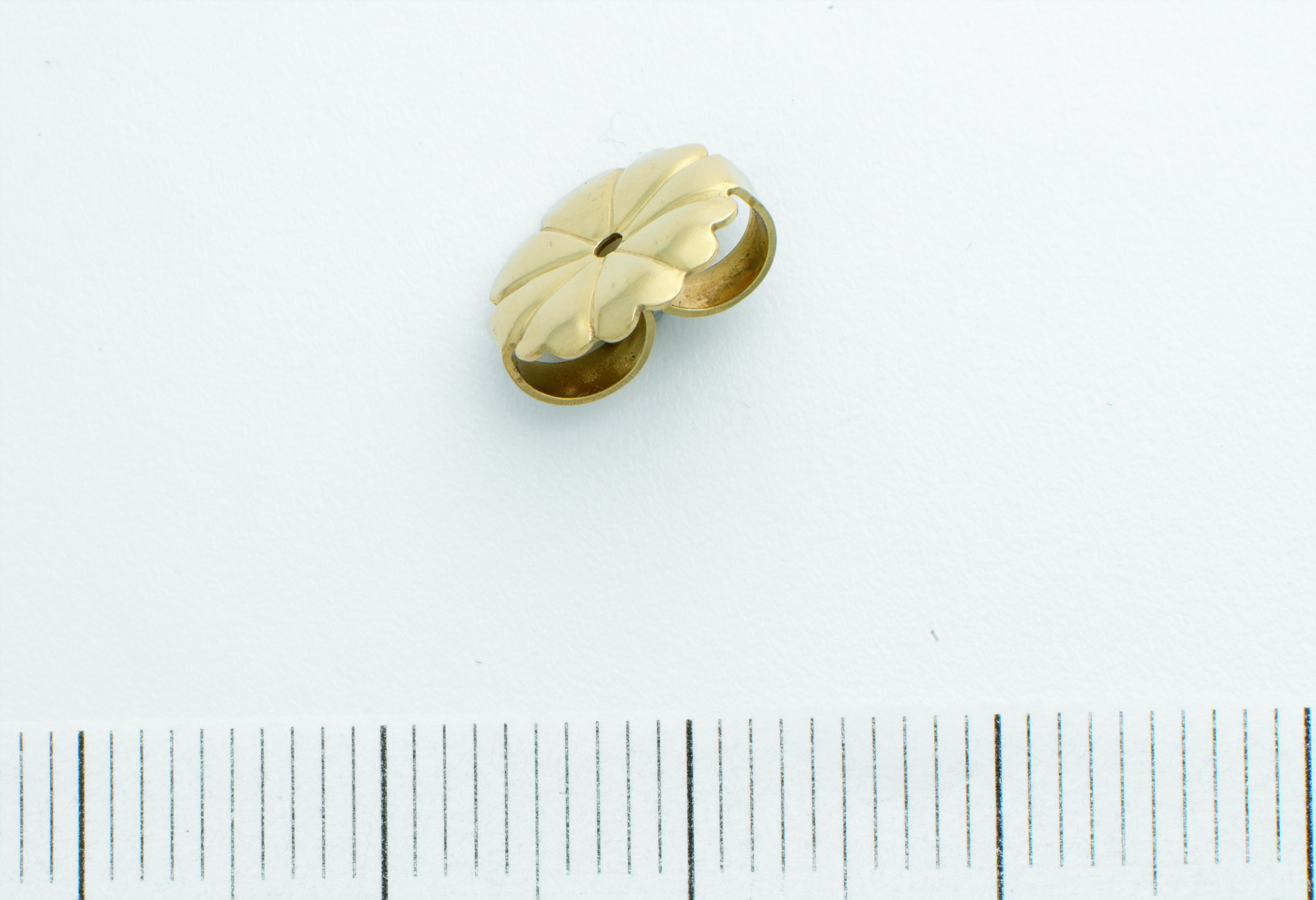 _ Ohrmutter Gold 585/-Gg gestanzt Ø 10,00mm