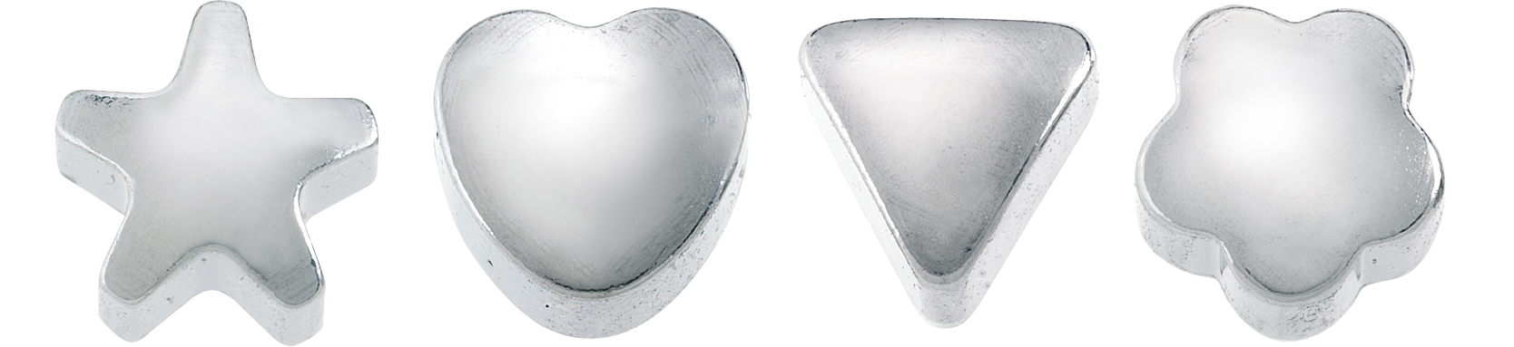 First ear stud Studex plus, 3.95 mm white shapes
