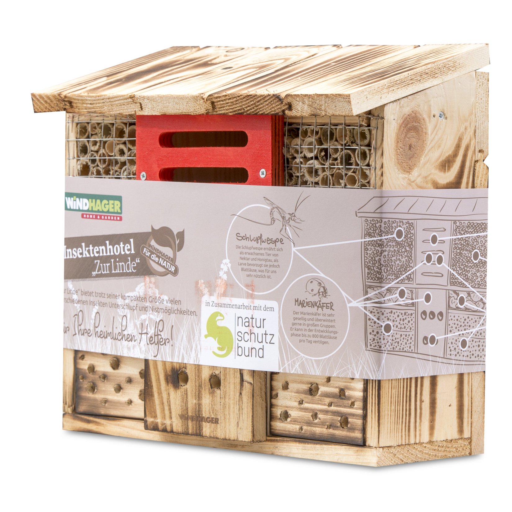 Insect hotel - bee hotel - nesting aid for useful insects