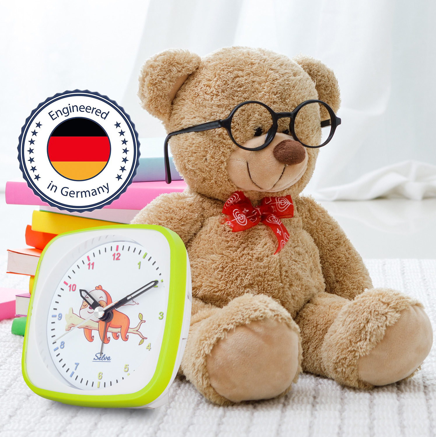 SELVA Exclusive children's alarm clock, silent