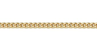 Collier chain gold 333/GG, curb chain 50cm