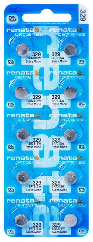 Renata 329 button cell multi pack