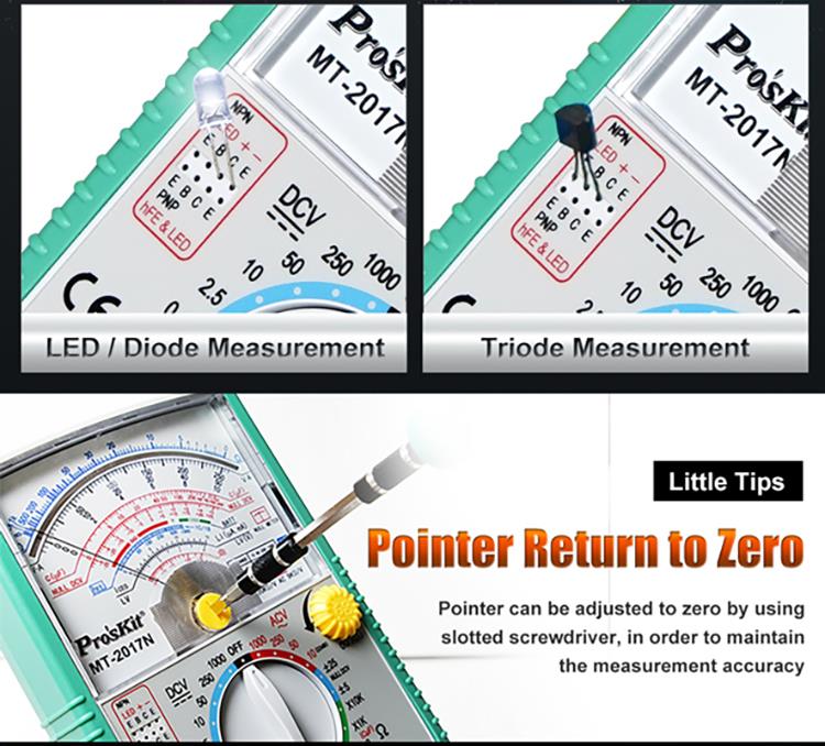 Analog multimeter