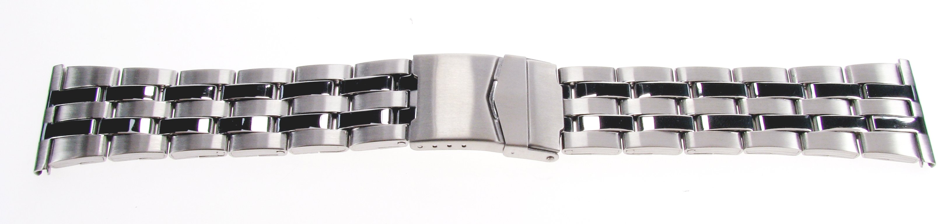 Metal band, stainless steel, 26 mm, steel, brushed/polished