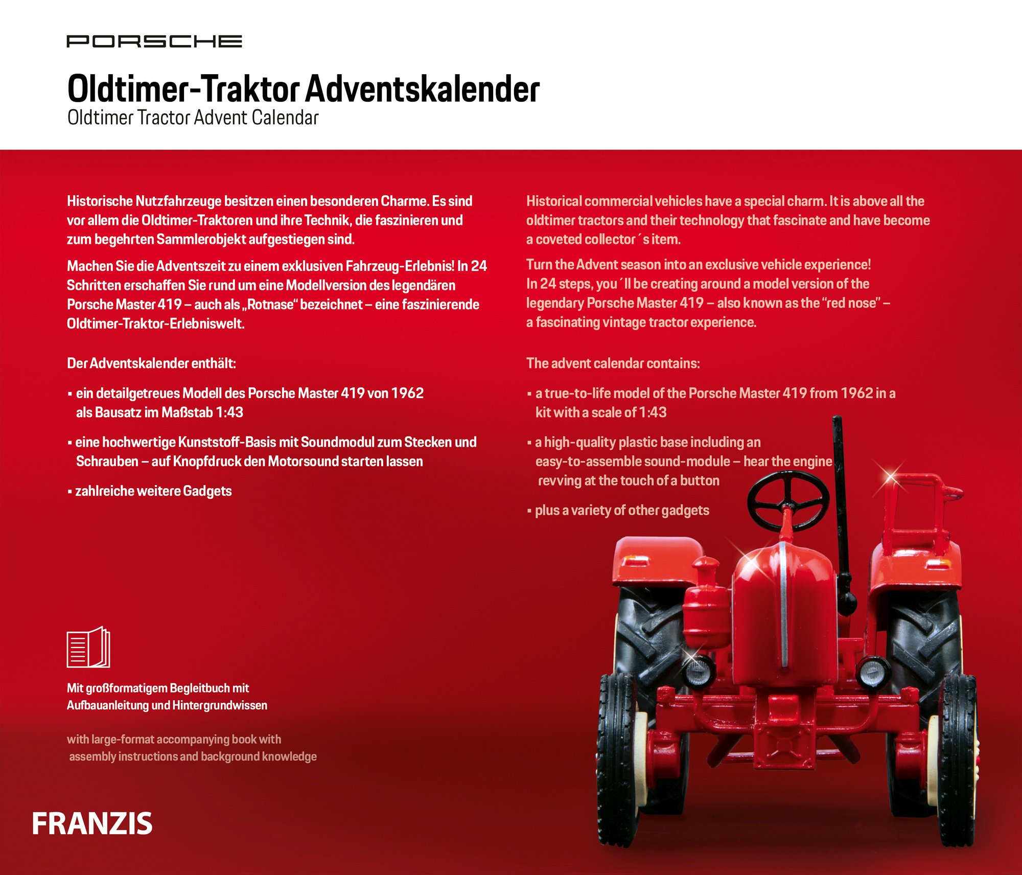 Adventskalender Oldtimer Traktor