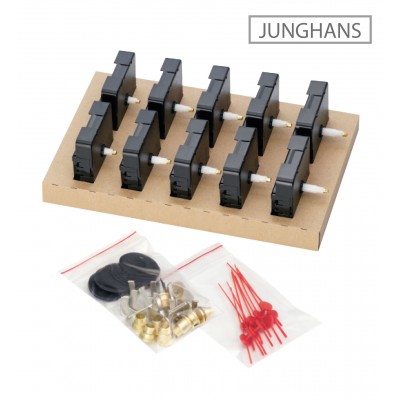 Quartz movements set Junghans 838 HSL 11.00mm, 10 pieces