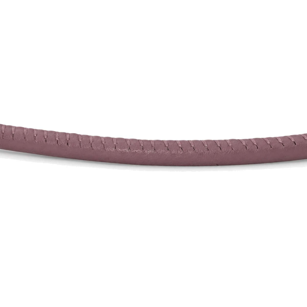 Lederband genäht Rindleder Ø 2,5 mm, altrosa, Länge 1 m