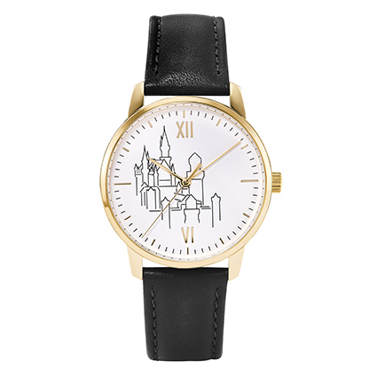 Königsschloss Edition Armbanduhr, gold/ weiß - Exklusiv