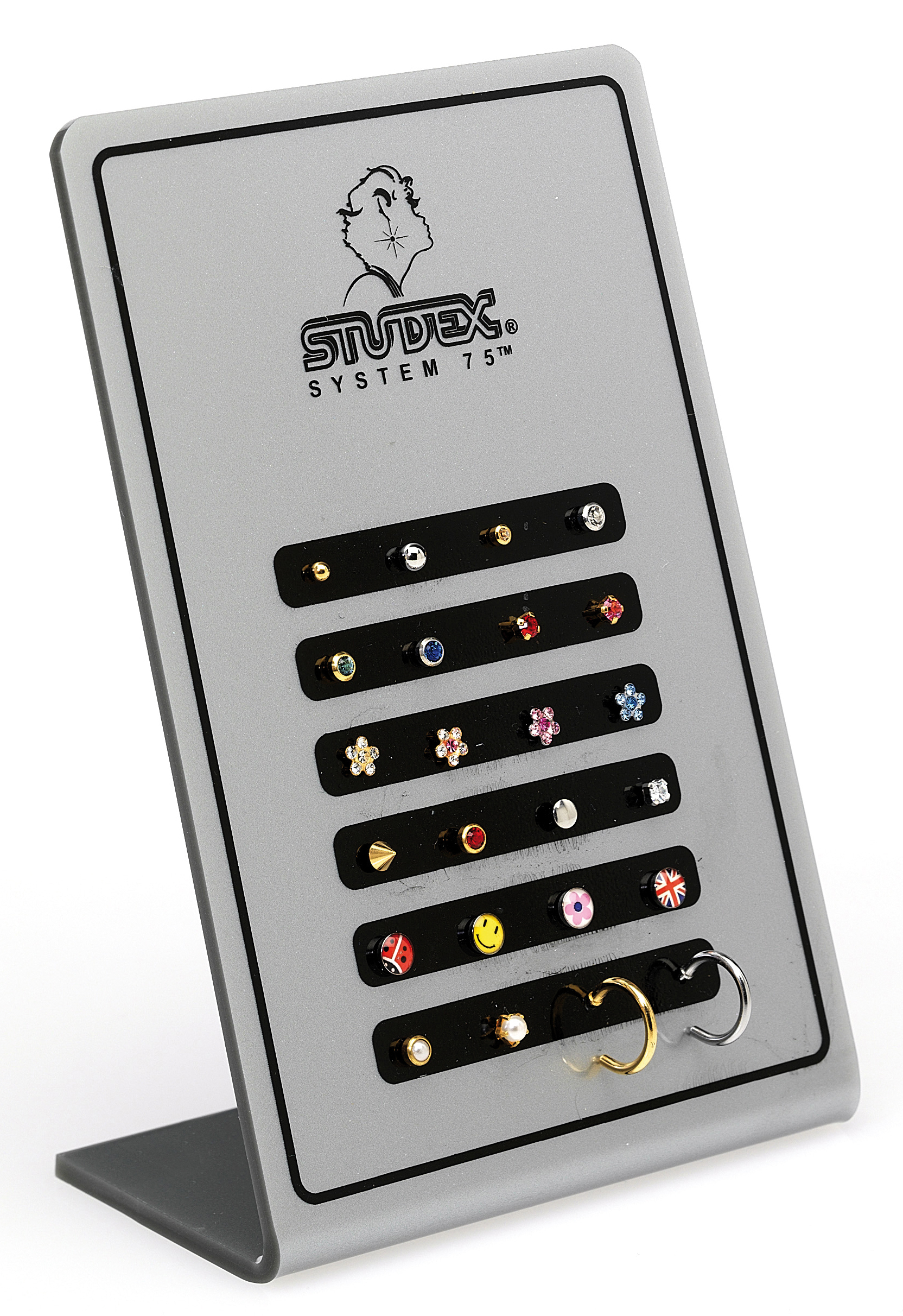 _ Acryl-Display für 24 Ohrstecker Studex