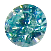 Zirkonia Ø 10,00mm hellblau