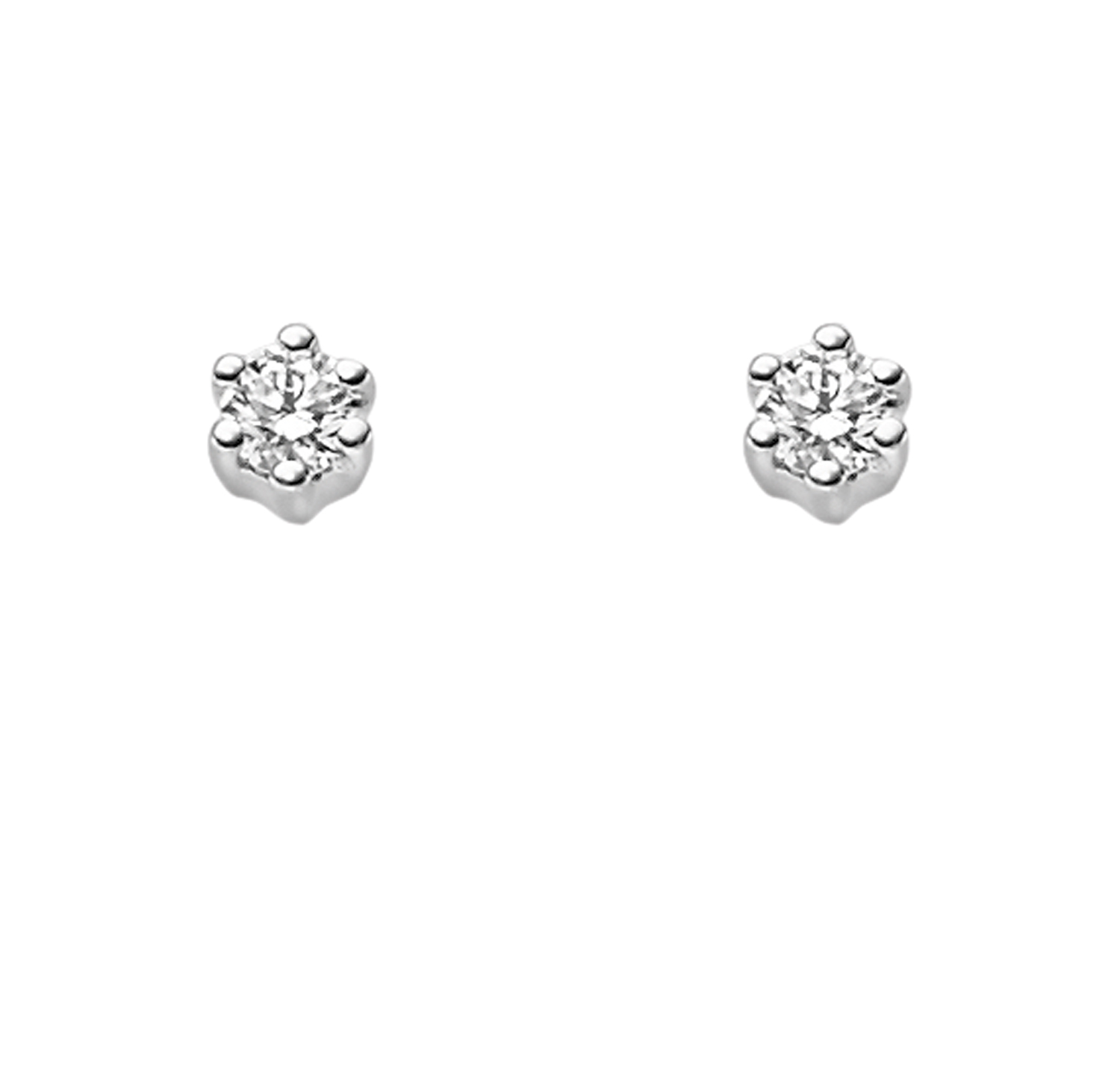 Ohrstecker 585/WG Krappe