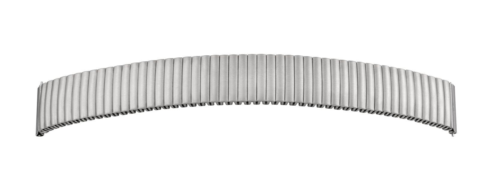Quick release flex metal strap stainless steel 18mm steel satin finish