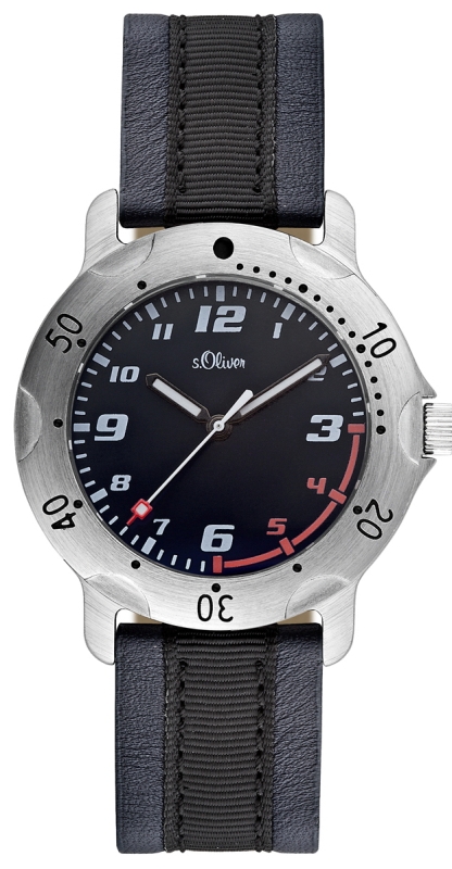 s.Oliver leather/textile black SO-1984-LQ