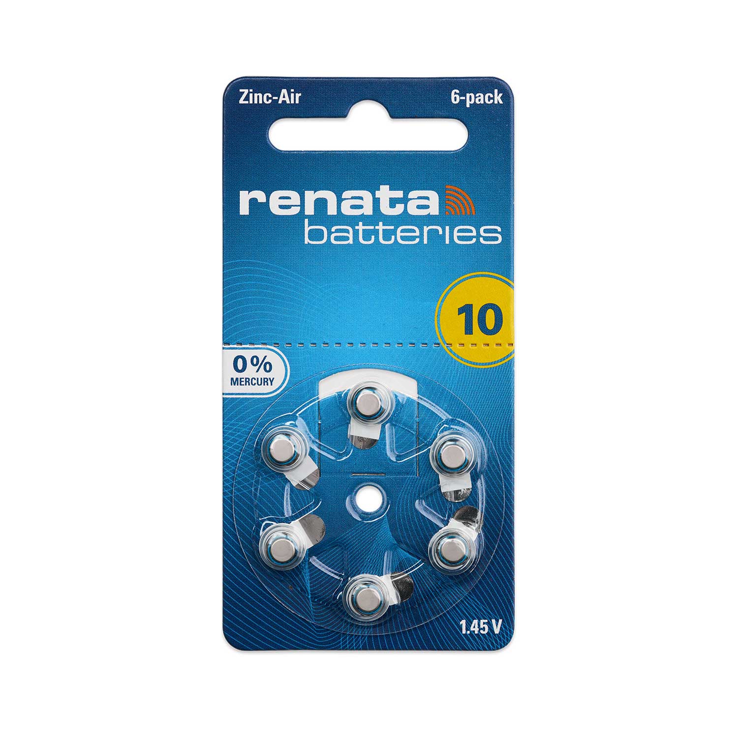 Renata 10 hearing aid button cell