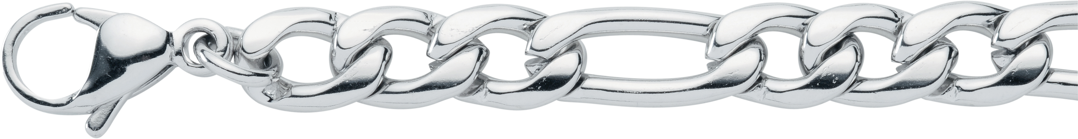 Bracelet stainless steel Figaro 19 cm