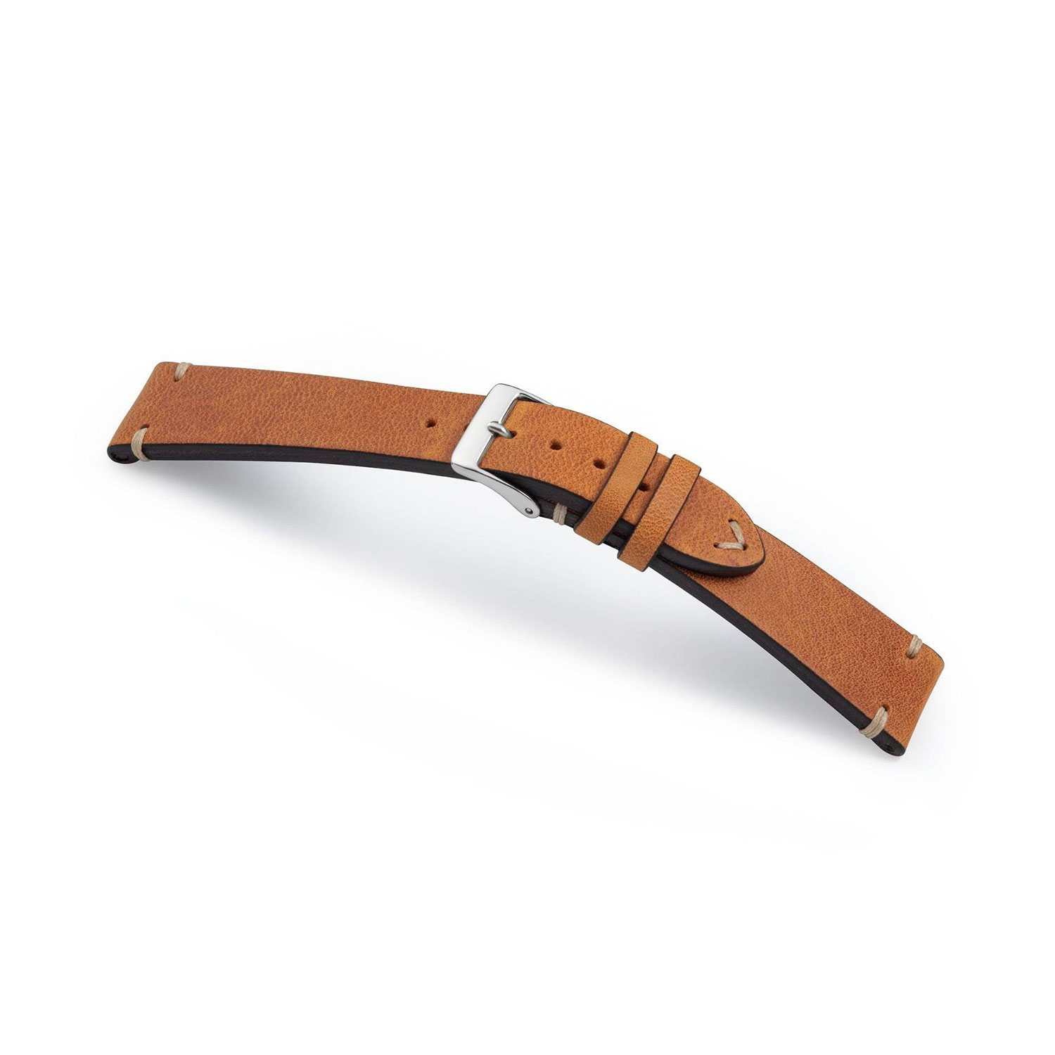 Manufakturwerk leather strap Uhlenhorst cognac 24/22