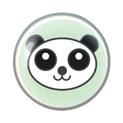 _ Erstohrstecker System 75 Novelty Motivstecker Pandabär Studex