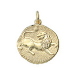 Zodiac gold 333/GG Leo, round
