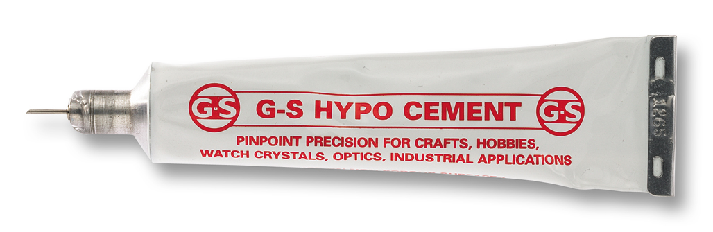 Glass adhesive GS-Hypo-Cement 9ml <br/>Application: für Plexi- und Mineralgläser