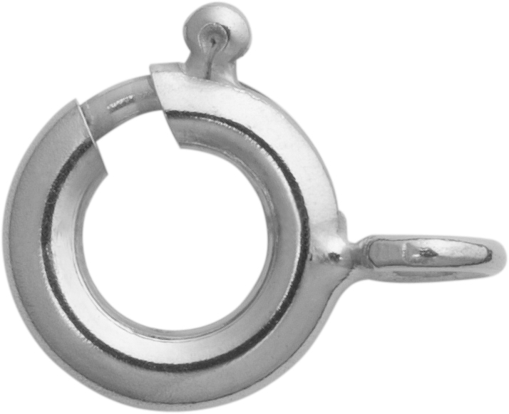 veerring zilver 925/- Ø 7,00mm zonder versterking