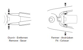 _ Pliers for band pins Bergeon