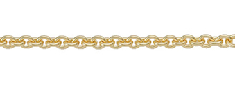 Collierkette Gold 333/GG, Anker rund 38cm