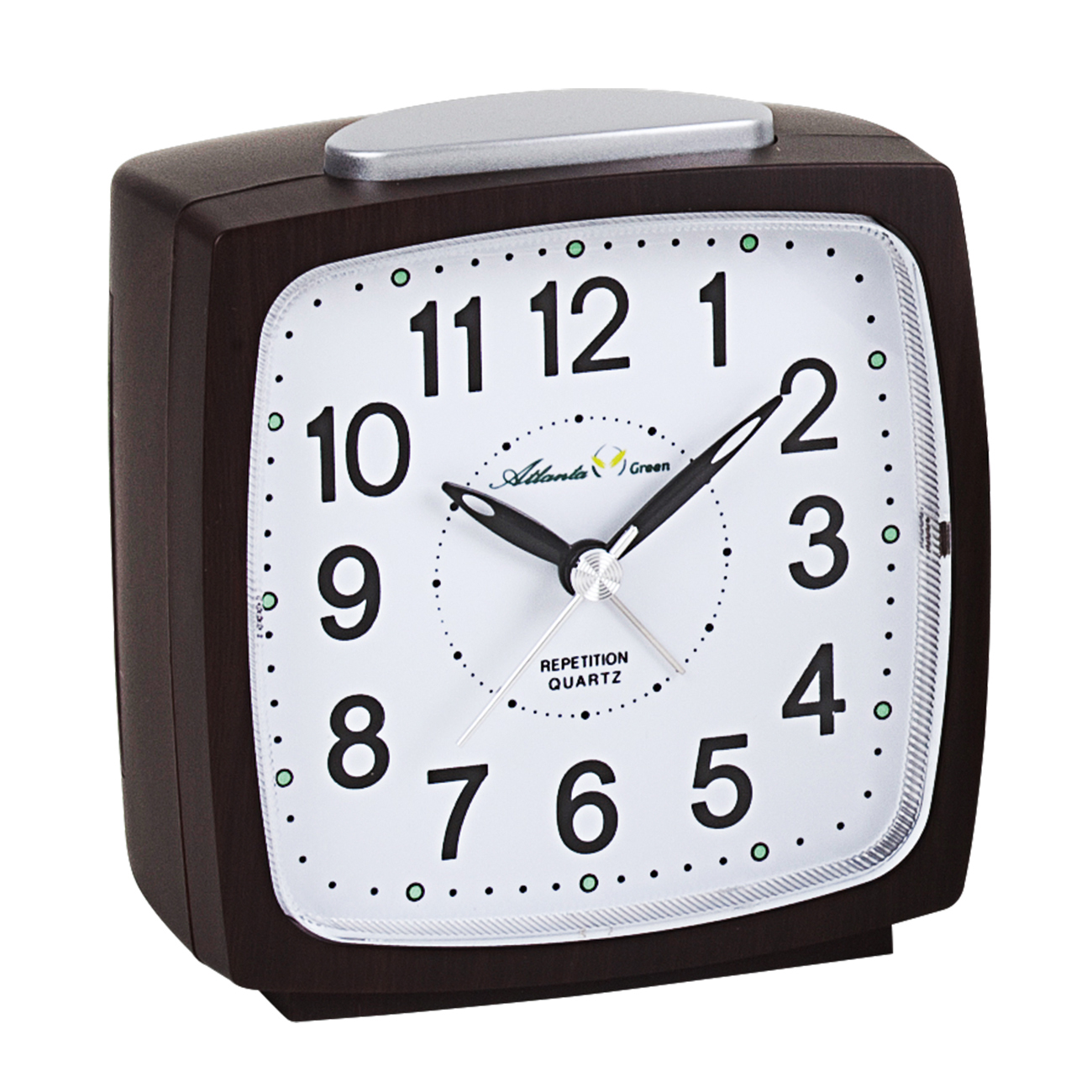 Atlanta 2505/20 quartz alarm clock sweeping second sustainable