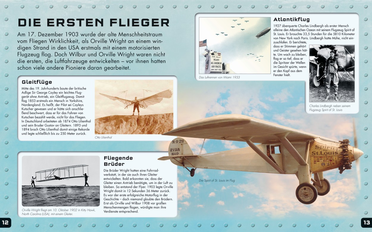 Flugzeuge - mit großem 3D-Modell zum Zusammenstecken