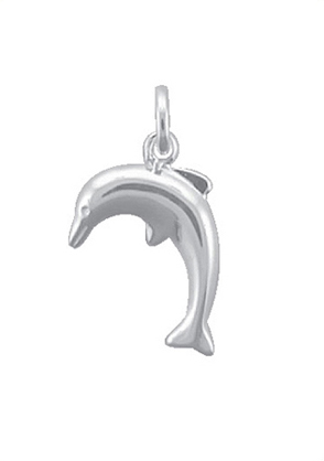 Anhänger 3 Stück Silber 925/- Delphin