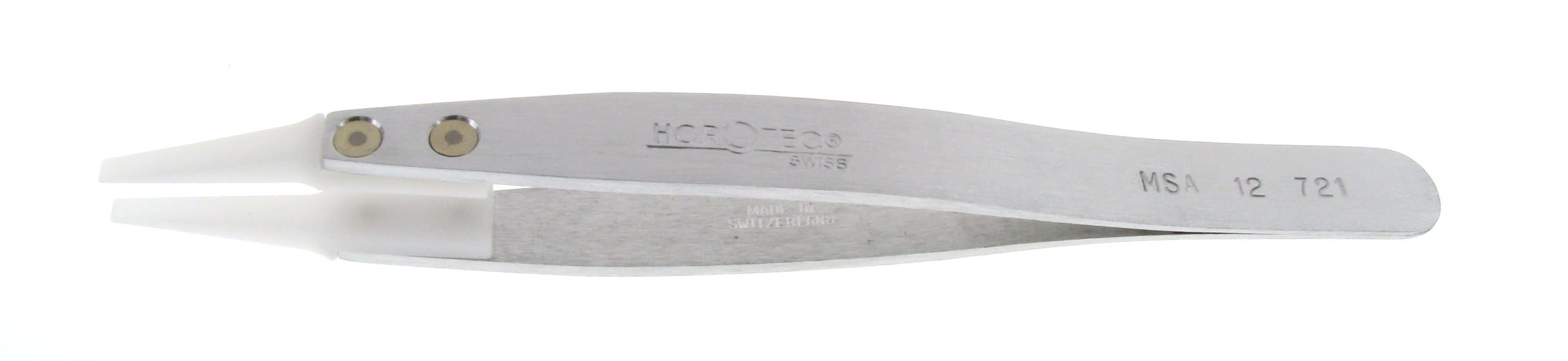 _ Aluminium Kornzangen mit Delrinspitzen breit Horotec