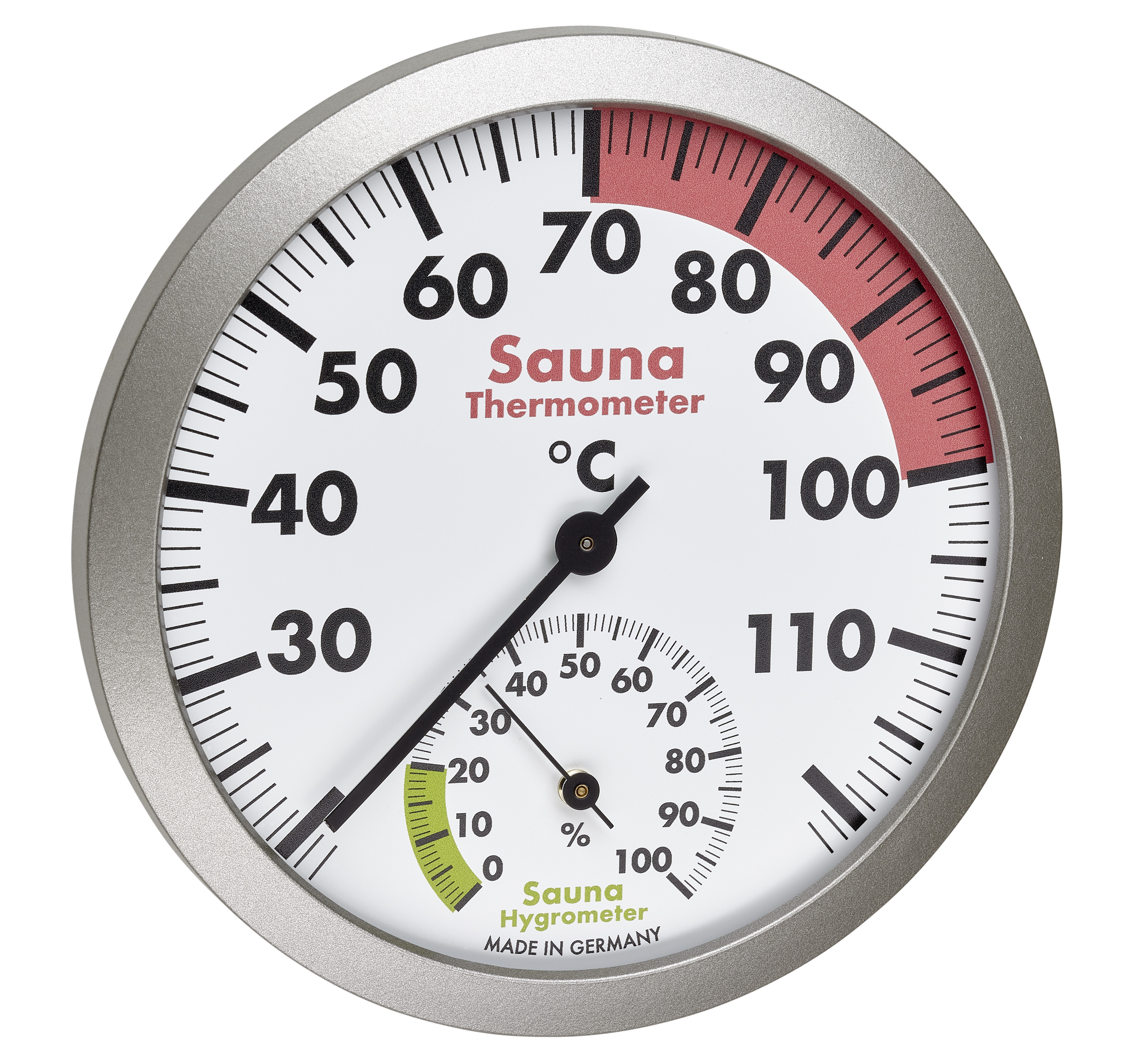 Sauna Thermo- Hygrometer,  Ø 120mm