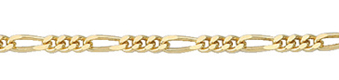 Collier chain gold 333/GG, Figaro 38cm